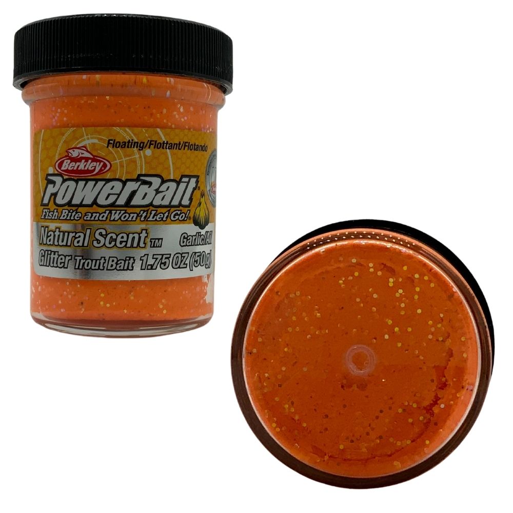 Berkley Powerbait Trout Bait Original Scent Fluorescent Orange