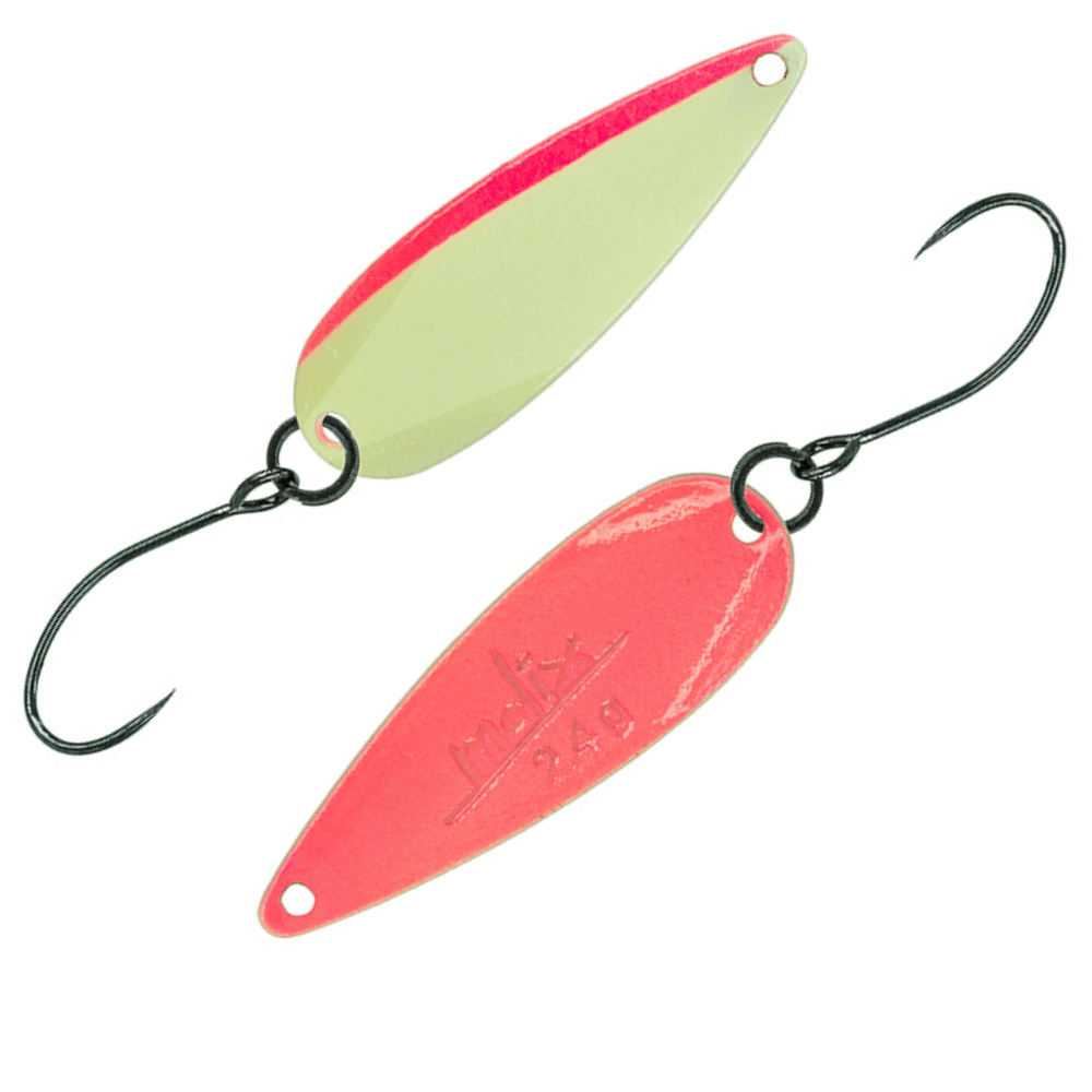 Single Curve Metal Spinner Spoon trout Fishing Lure Hard Bait