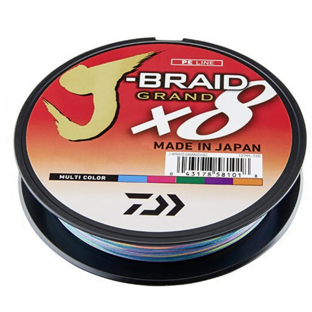 J-BRAID x8 GRAND BRAIDED LINE - GREY LIGHT – Daiwa US