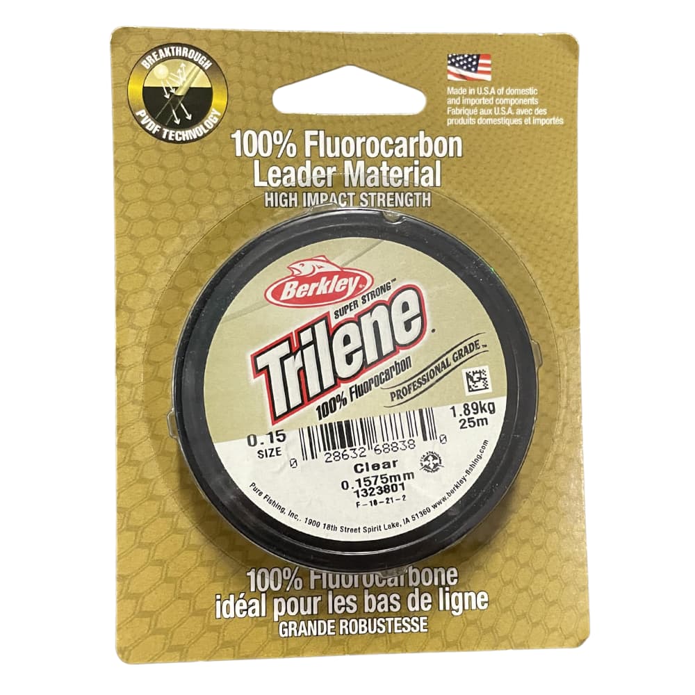 Berkley Trilene 100% Fluorocarbon Line Clear