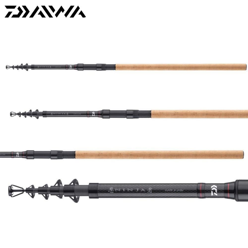 DAIWA Carp Fishing Rod NINJA X TELE CARP - 9ft/2lb