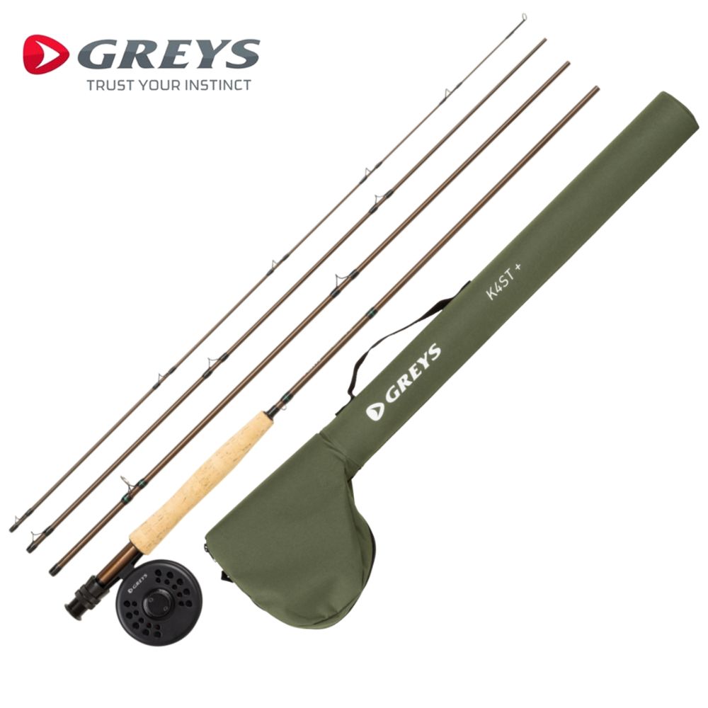 GREYS Fly Fishing Rod-Reel-Line Combo FIN 10' #7